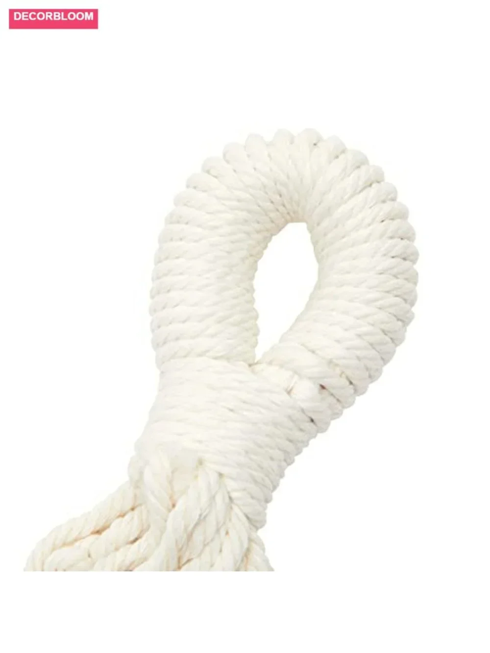 Cotton Macrame Hanging Fruit Basket Hammock Under-Cabinet Storage Net